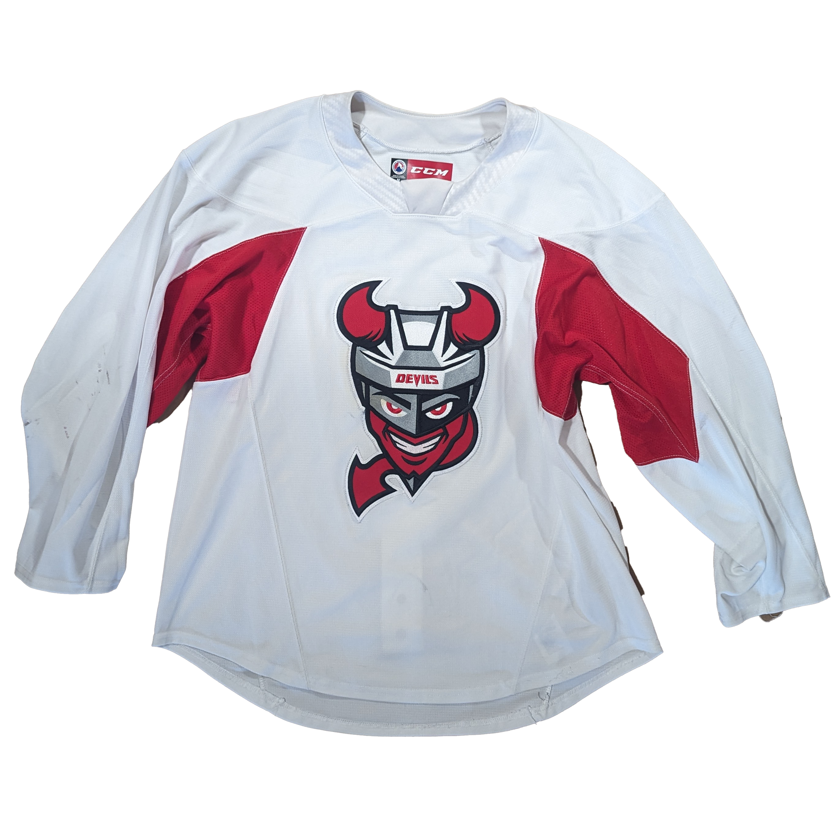 AHL - Maillot d'entraînement CCM d'occasion - Devils de Binghamton (blanc)